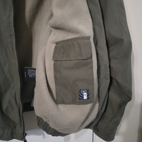 Mens Green Hathaway zip up jacket size XL - Picture 2 of 3